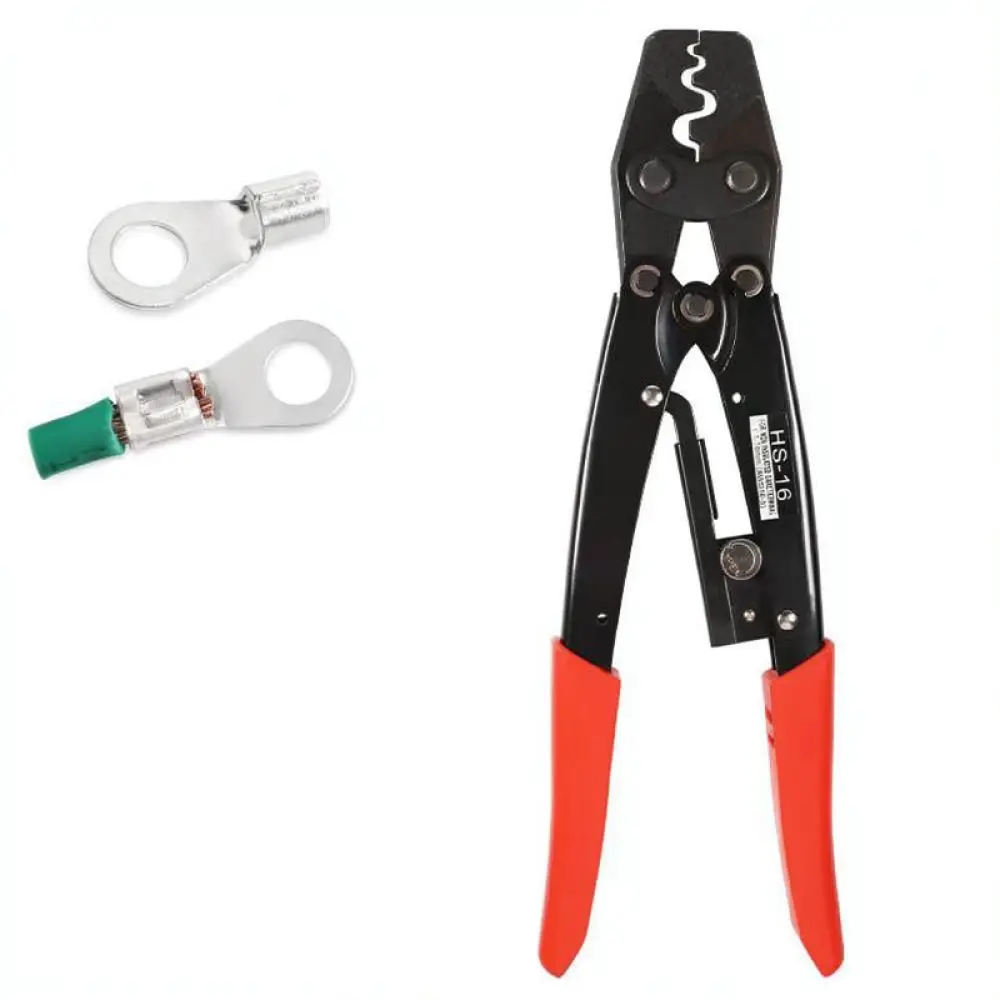 HS 16 Ratchet Crimper For Sibang Electrical Tool Cold Pressing Pliers For Bare Terminals Professional Wire Connector Hand Tool