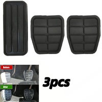 Car Pedal Leather Clutch Accelerator Brake Pedal Pad Rubber Leather Anti Slip Pad Car Interior Rubber Sleeve Pad Anti Slip