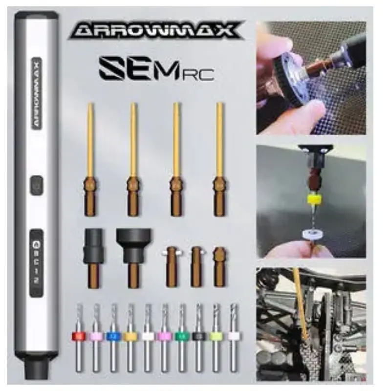 Original ARROWMAX AM-199207 SEM RC Diff Checker & Electric Screwdriver 10 kgf.cm Rc Tool