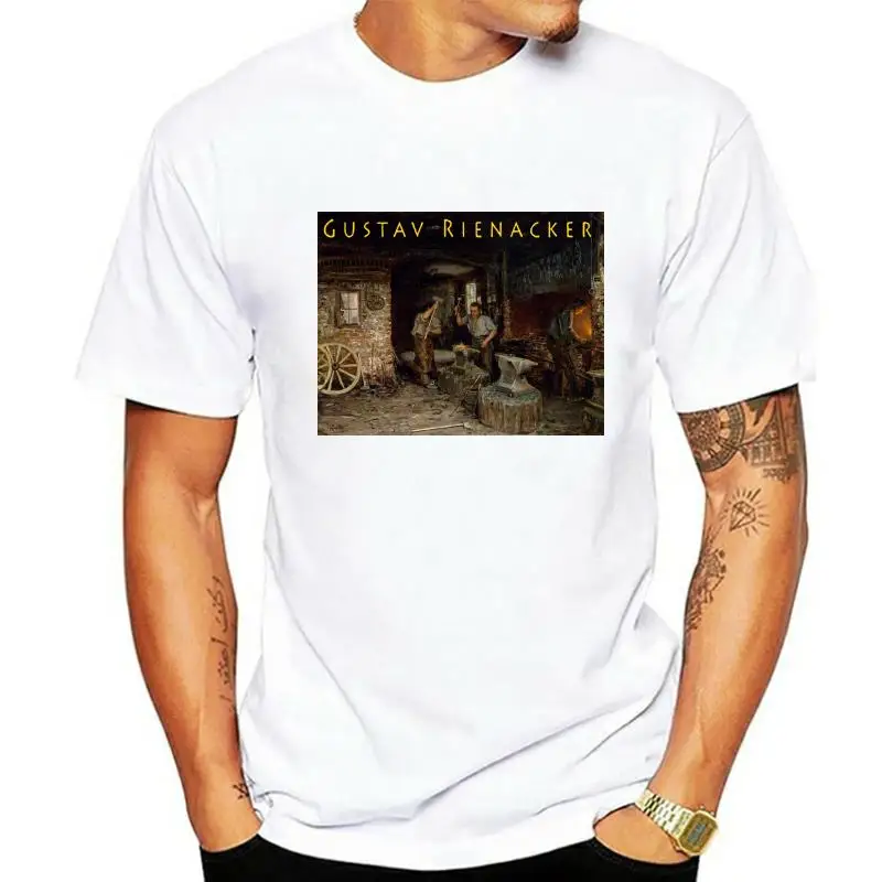 Blacksmith Shop By Rienacker Anvils Forge T-Shirt All Sizes  Styles Nwt Fashion Retro Summer Men Print T-Shirt Design