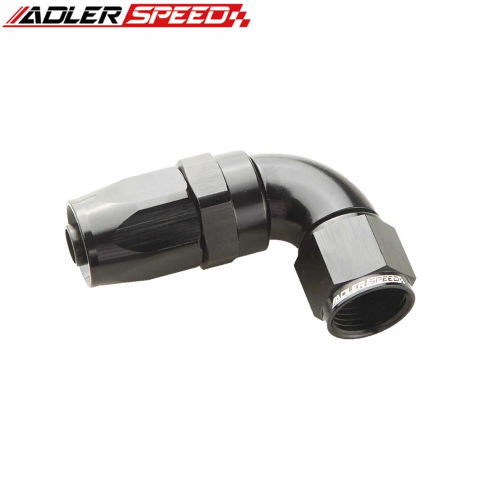 ADLER VELOCIDADE 45/90 Graus AN4 AN6 AN8 AN10 AN12 Mangueira Giratória End Fitting Adapter Alumínio