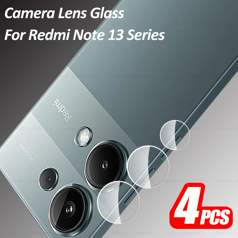 4 pçs protetor de câmera para xiaomi redmi nota 13 pro 4g hd película protetora de lente em redmy note13 pro + 13pro plus note13pro 5g vidro