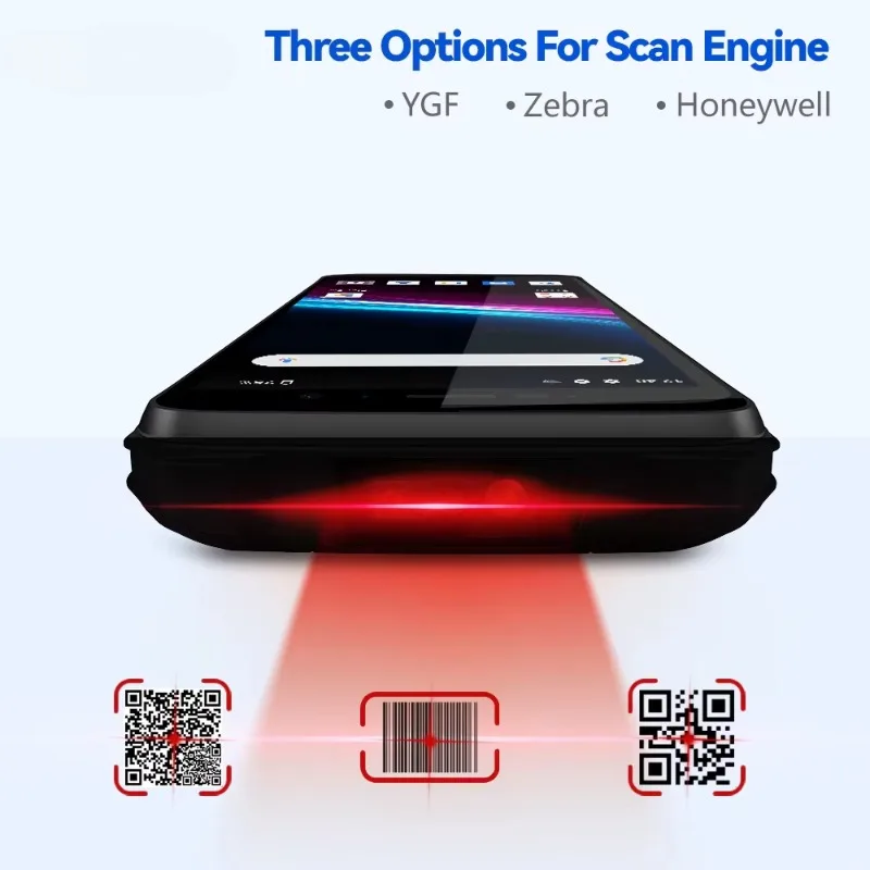 F20 Docking Station PDA Handheld Computer PDAs with 64GB+6GB RAM 512GB Expandable Storage -20°C~60°C Operating Temperature