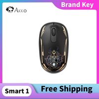 AKKO Smart 1 Secret Lord Jointly Customized Wireless Mouse 3200 DPI Intelligent Sleep Mode Wireless Laptop Desktop Computer