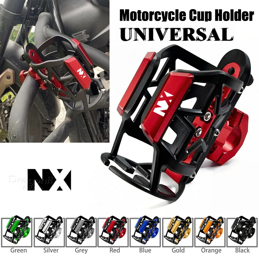 

Cup Holder For HONDA NX400 NX500 NX 400 NX 500 2024-2025 Motorcycle Beverage Water Bottle Cage Drink Cup Holder Mount