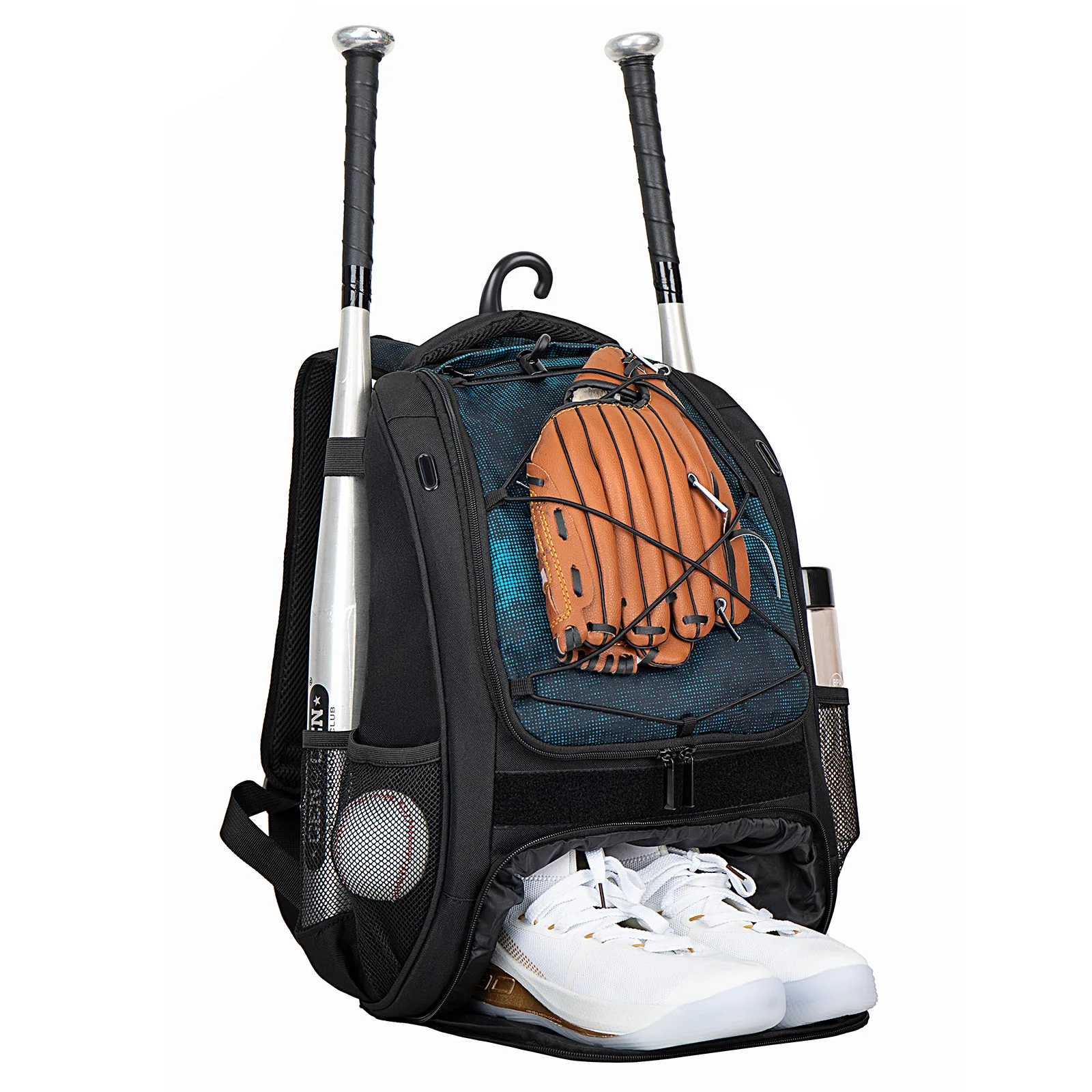 Baseball and softball equipment bag, backpack, backpack, children's and adult professional training