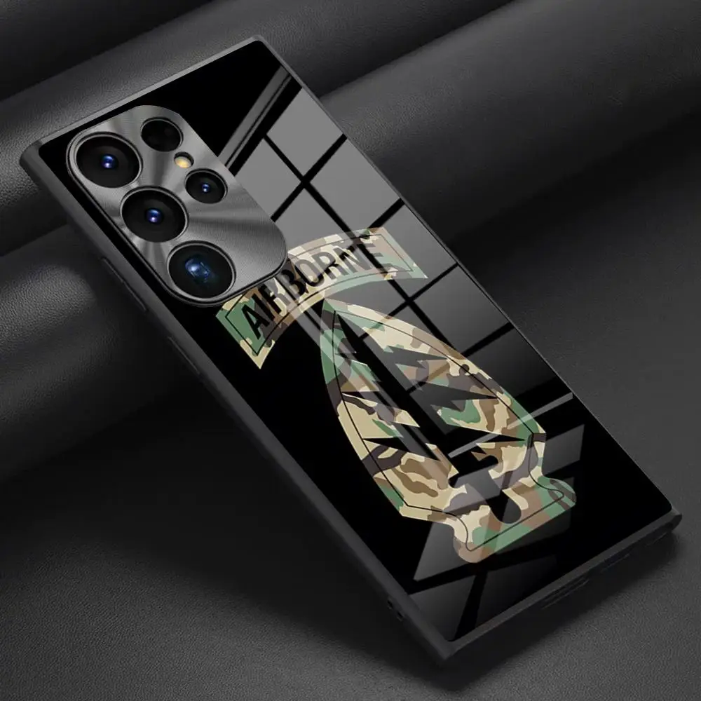 Delta Force Special Forces Army Phone Case for Samsung S24 S23 S21 S20 S22 A24 A34 A54 A53 Note 20 Pro Ultra Plus Glass Cover