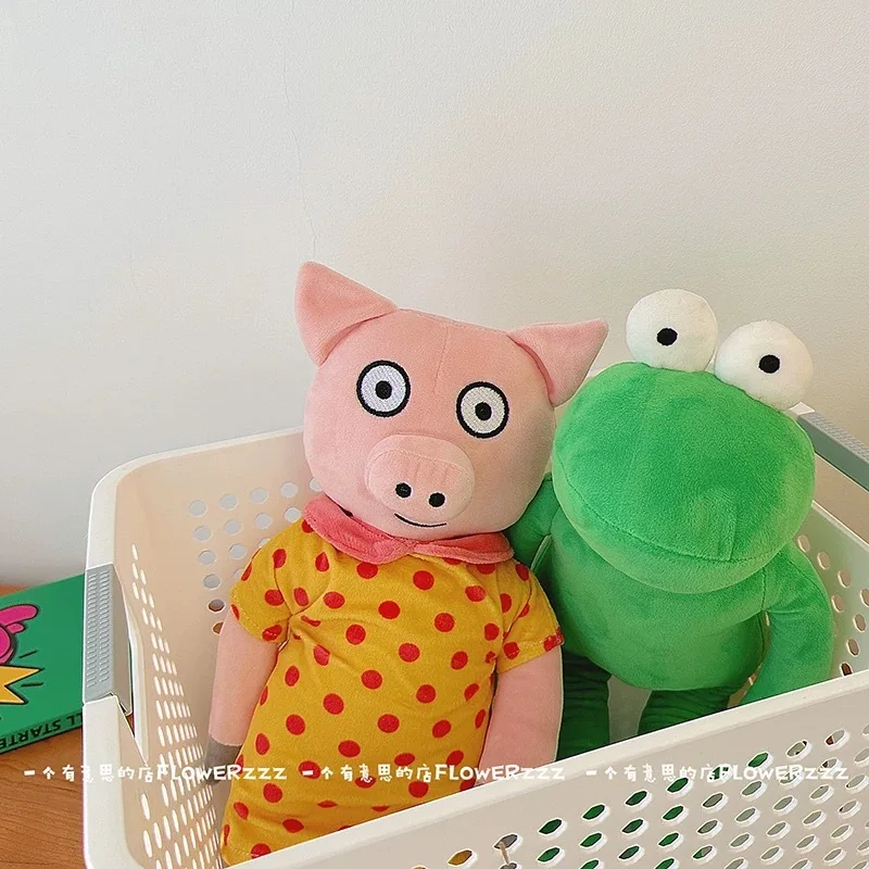 Ubranka dla lalek Pip i Posy 45 cm, pasujące na pluszowe lalki Piggy i Froggy 20 cm, akcesoria, ubranka dla pluszaków, sweter, zabawki pluszowe.