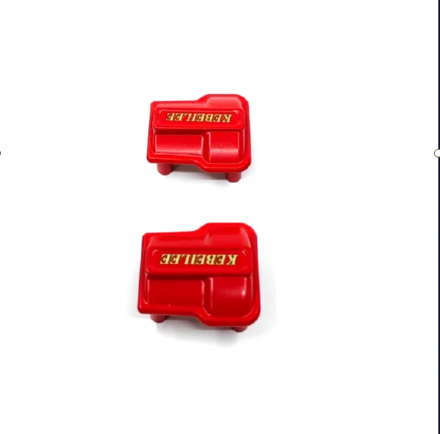 Kebeilee Cnc Messing Asafdekkingen Voor Traxxas TRX-4M 1/18 2 Stuks