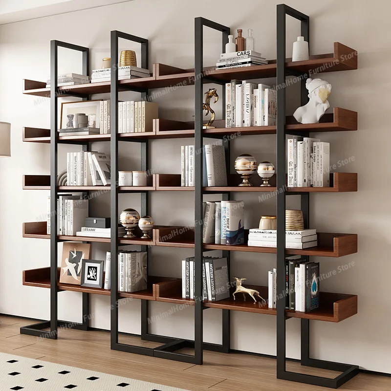 

Напольные и настенные книжные шкафы в итальянском стиле, многоуровневая мебель для гостиной Rayonnages YS40CC