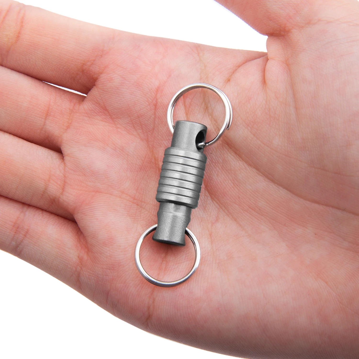 Titanium Alloy Keychain Stainless Steel Keyring  New Detachable Multifunctional EDC Upgraded Version Mini Pocket