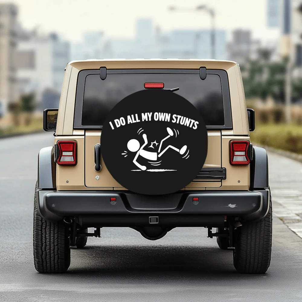 Personally Designed Stunt-pattern 30/34-inch Multi-functional Tire Cover, Suitable For Tire Protection On Various Vehicle Models
