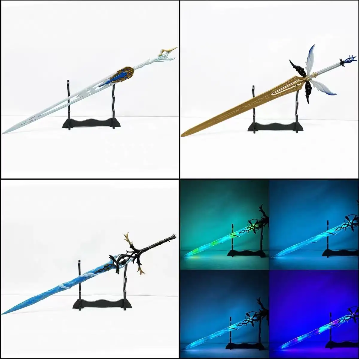 Cartethyia Luminous Big Sword Weapons Game Wuthering Waves Cosplay Prop Model Halloween Party Costume Accessories For Comic Con