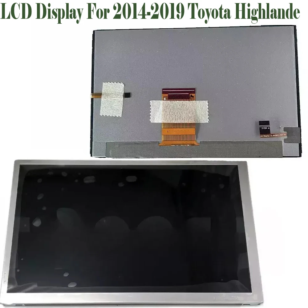 

LA080WV2-TD01 8inch Car LCD Display Screen For 2014-2019 Toyota Highlande Center Console Navigation Repairment Parts