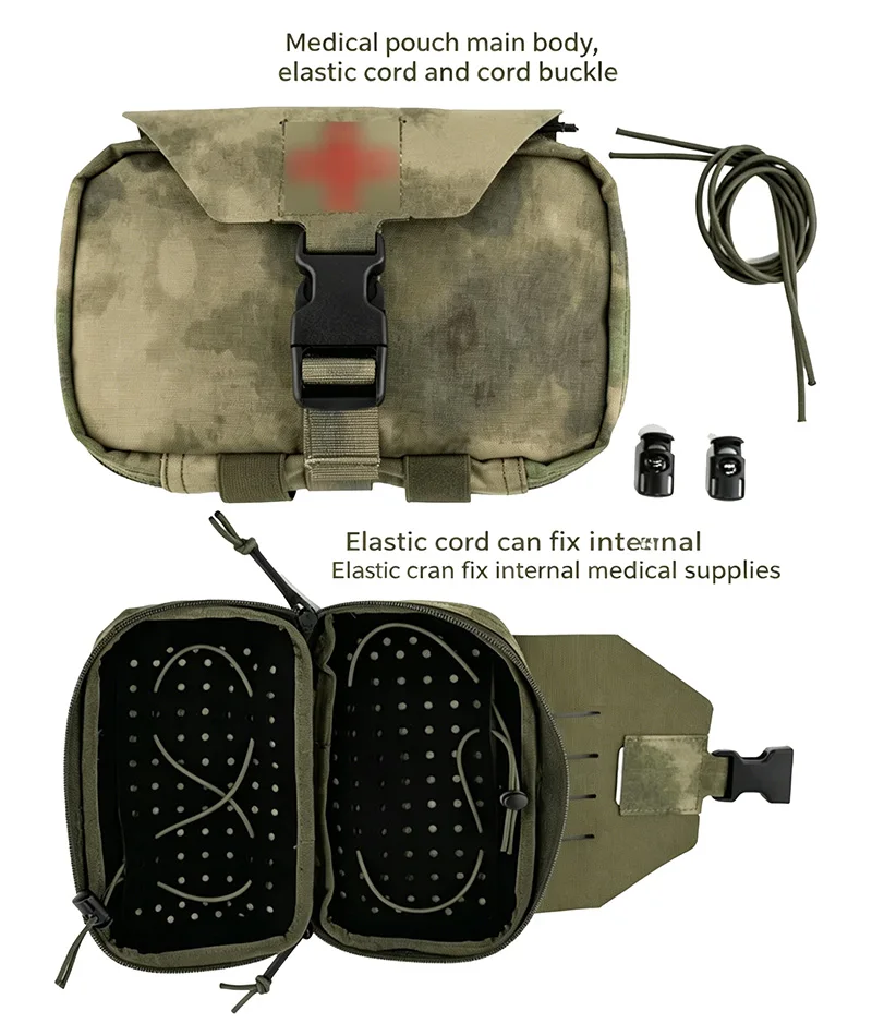 ATFG Second Generation Emergency Survival Bag Multi-Functional Quick Detach Outdoor First Aid Kit Waist Pack