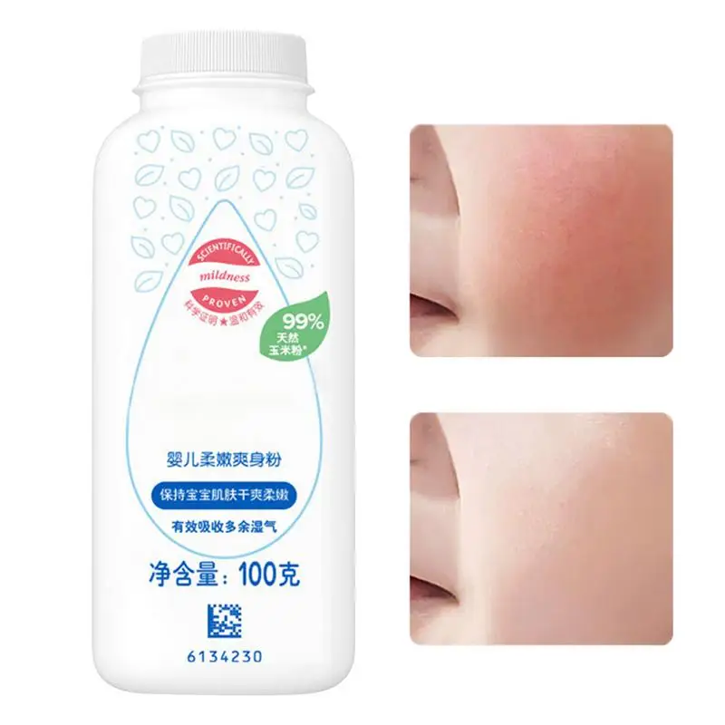 Body Powder For Kids 100g Plant Ingredients Powder With Corn Starch Naturally Derived Cornstarch Moisture Absorbing Cooling And