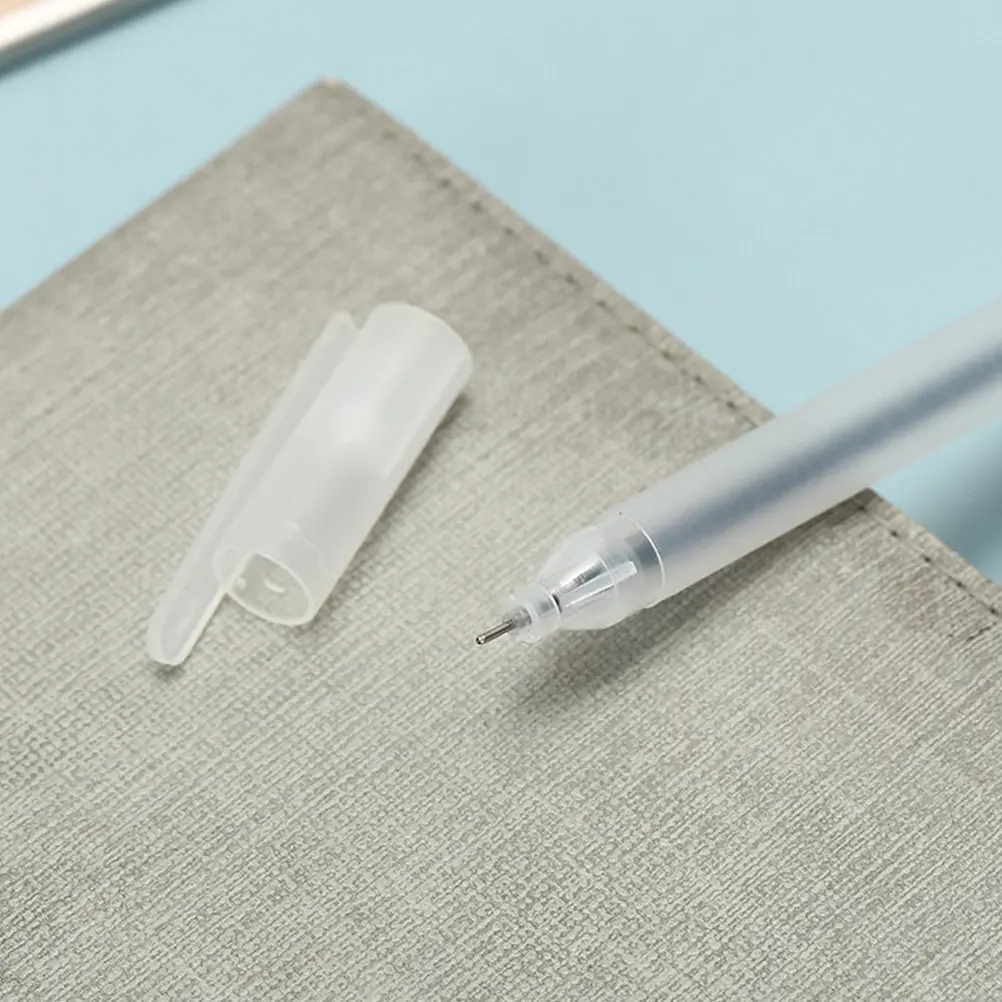 

50 шт. круглых гелевых ручек, многофункциональные, портативные, со сменными стержнями, для плавного письма, школьные принадлежности, ручки для работы