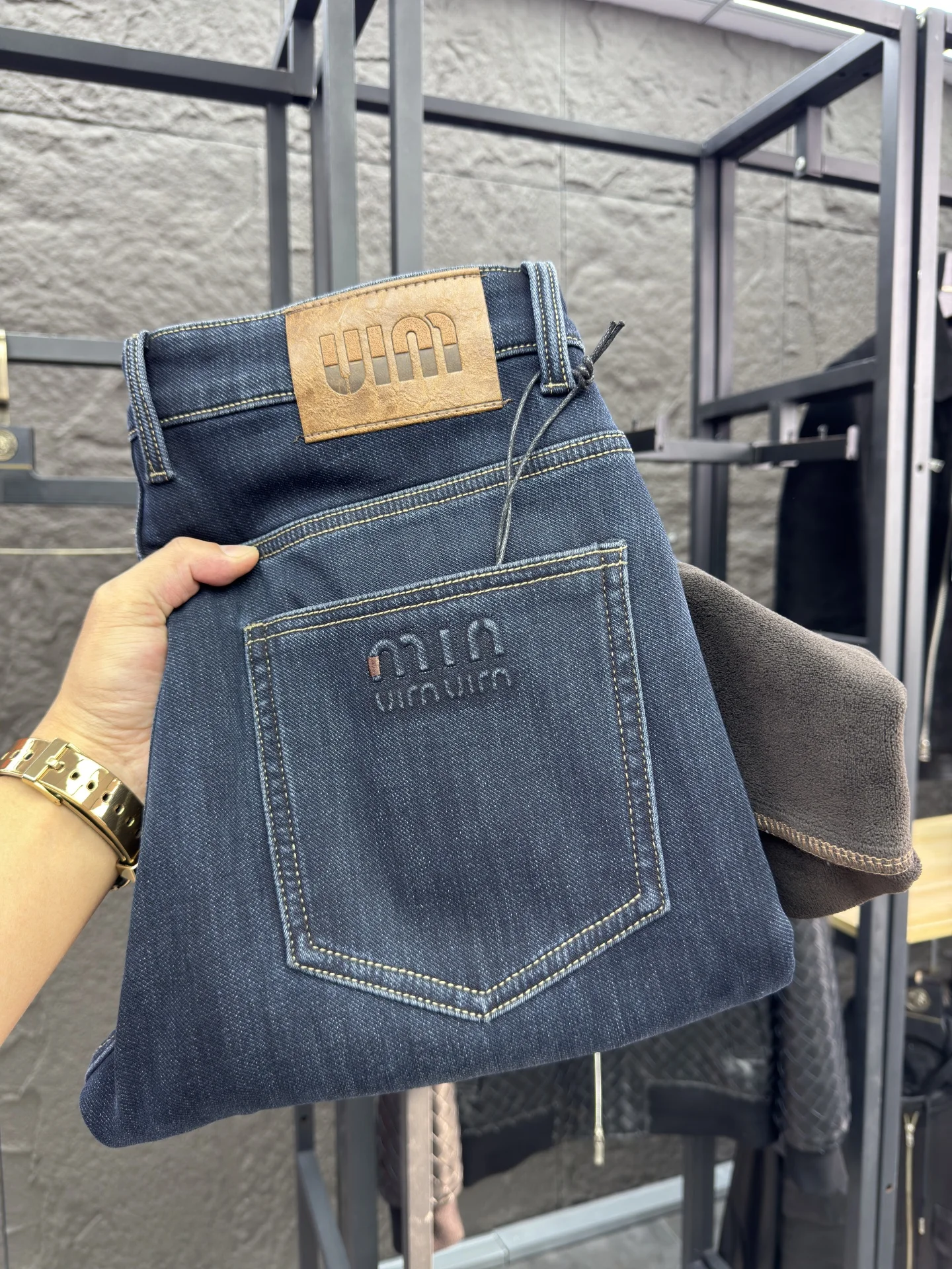 

Thiened Fce на подкладке, облегающие прямые повседневные джинсы для мужчин, зимние удобные теплые эластичные джинсовые брюки для отдыха