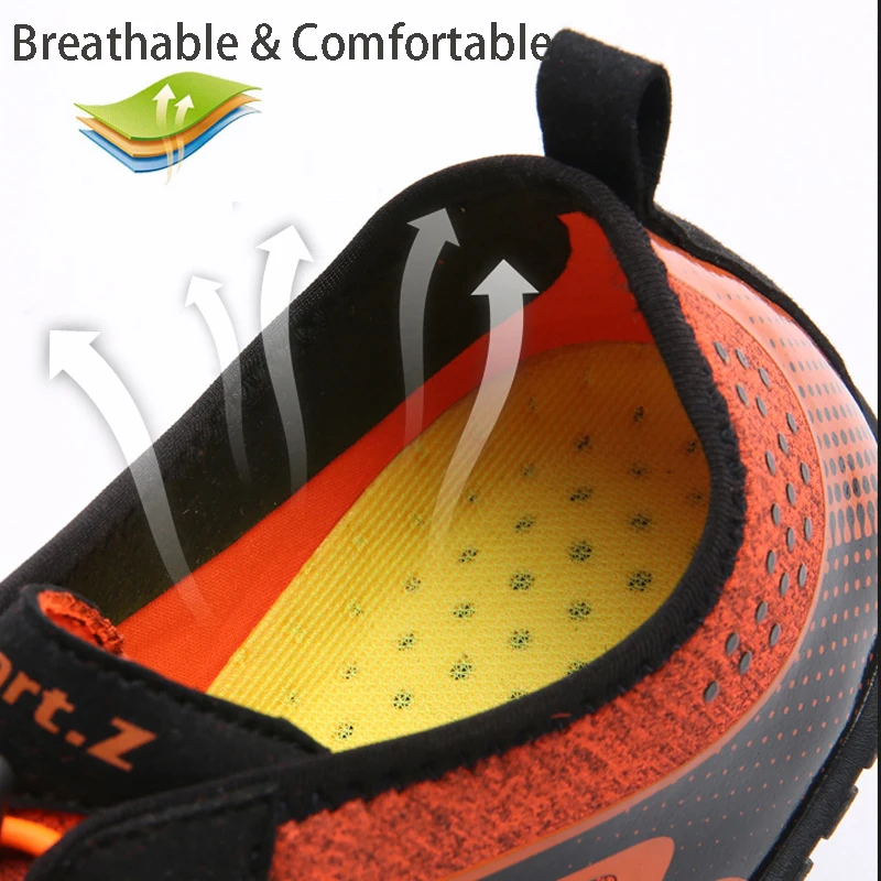 EOCENE Men Women Couple Quick-dry Swimming Beach Wading Fitness Hiking Cycling Fishing Sports Aqua Shoes Outdoor Water Sneakers