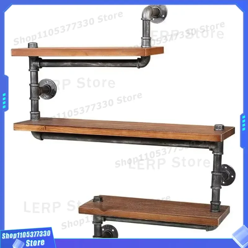 85cm Wide Tubular Bookshelf Bracket for Home Office Bedroom Living Room Kitchen Bathroom Display Shelf Furniture Storage Rack