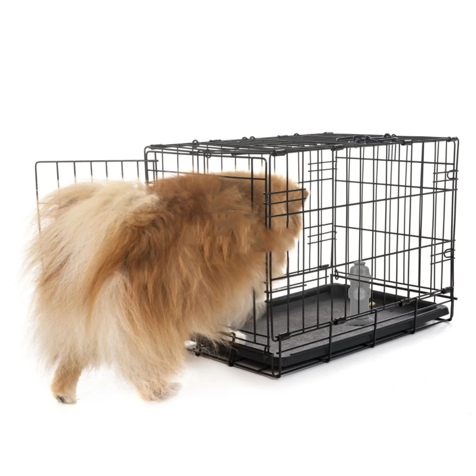 

Dog Toilet Indoor Potties Urine Column Potty Tray Light Grey Pee Station Bathroom