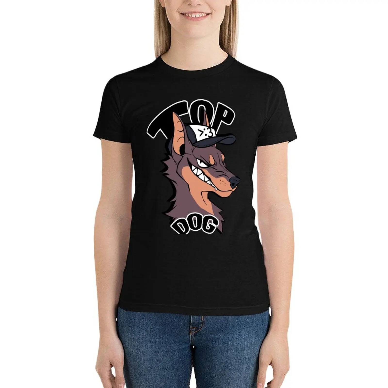 

TOP DOG T-Shirt summer clothes summer top lady clothes cotton t shirts Women