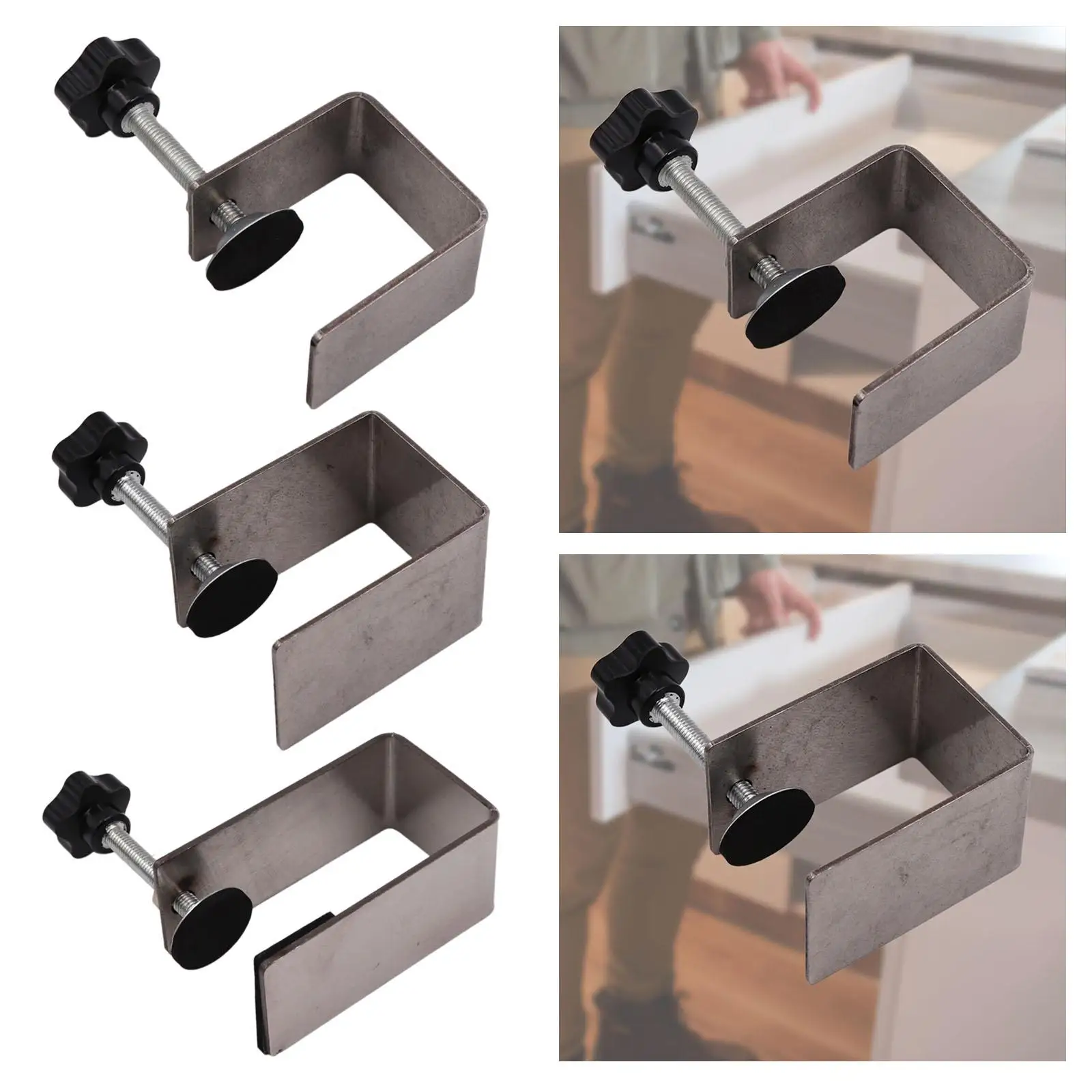 

Drawer Fixing Clip,Cabinet Hardware Jig Drawer Front Panel Installation Clamp