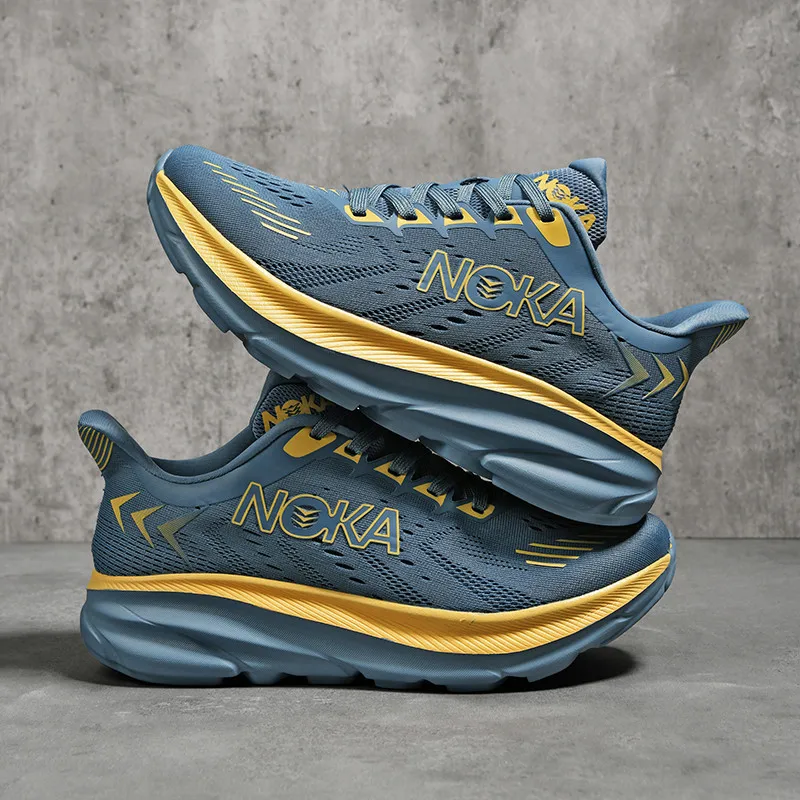 

Men's Running Shoes Trainer Breathable Cushioning Couple Jogging Outdoor Mesh Off-road Shoes Luxury shoes Non-Slip Race Sneakers