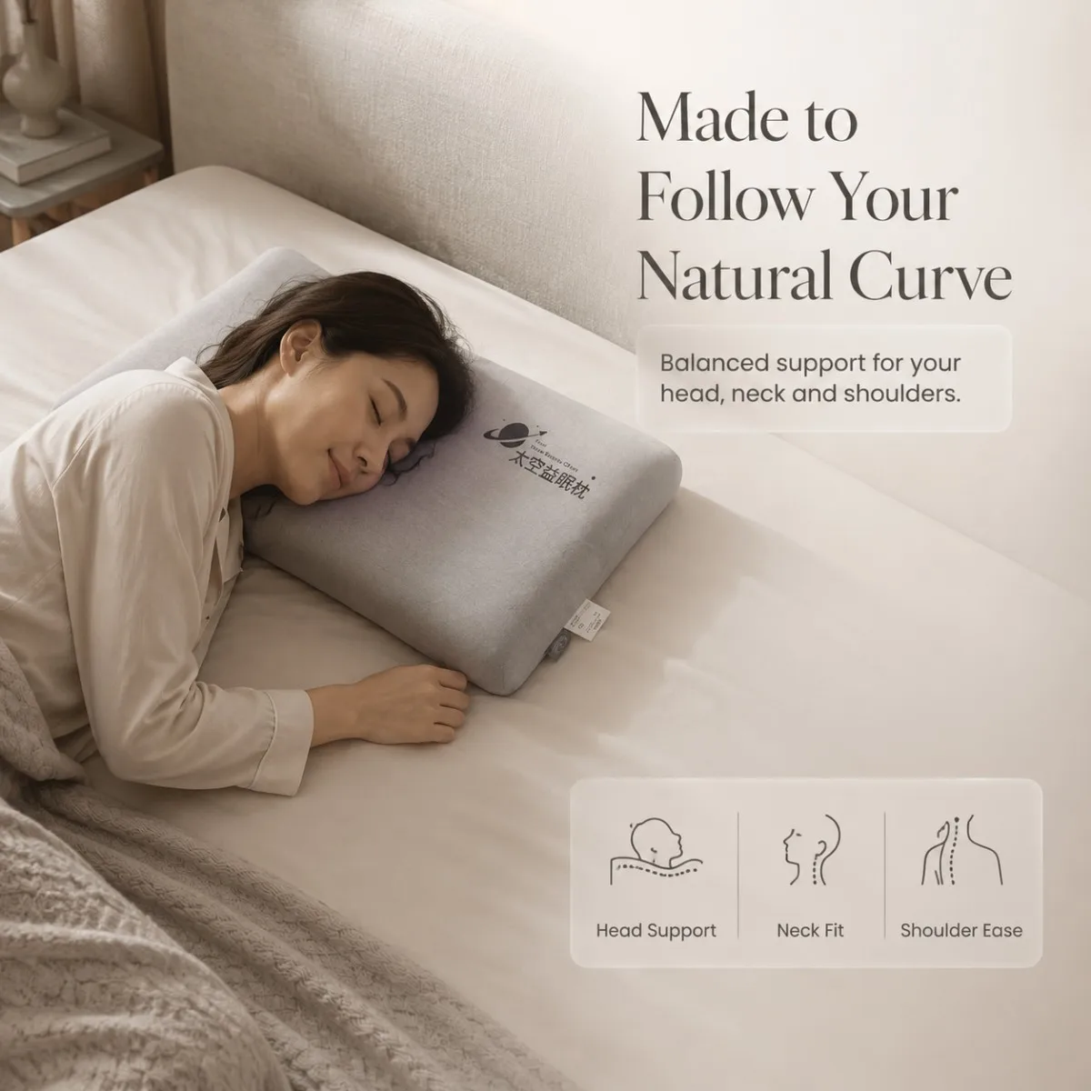 Boutique Home and Hotel Memory Pillows, Neck Protection Pillows, Home Neck Protection Pillows, Slow Rebound Sleep Pillows