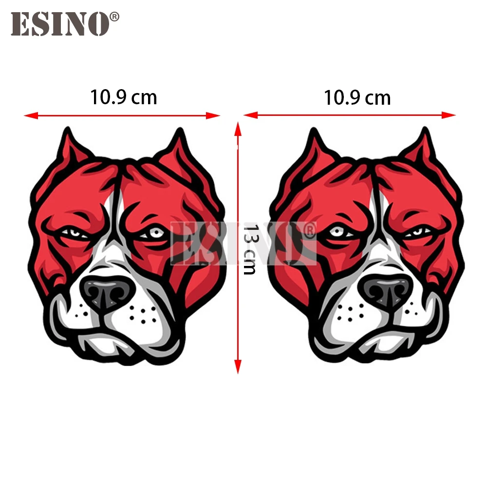 Car Styling Decorative Funny Serious Bulldog Dog Cartoon PVC Painting Car Body Decal Waterproof Car Sticker Pattern Vinyl