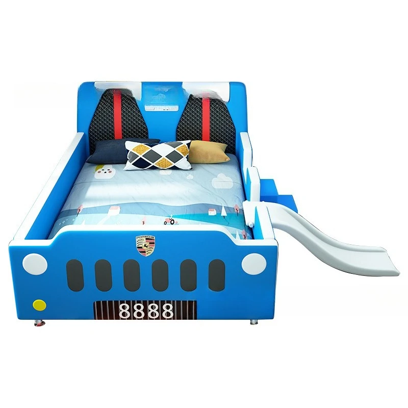 

Children's bed Car with slide Sports car Racing bed Boys single 1.2 meters Double 1.8 meters