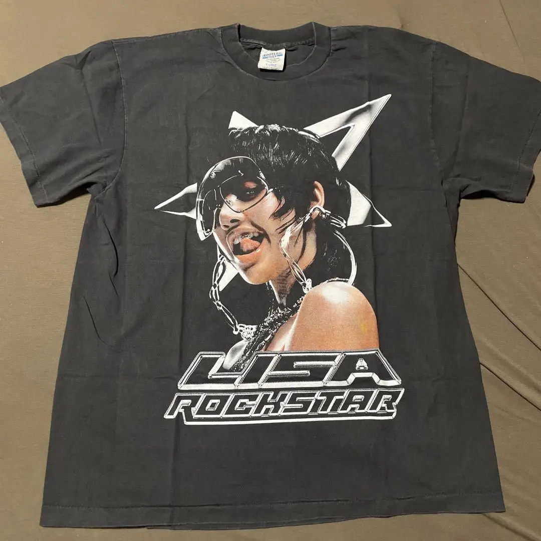 

2024 new Lisa LiSA Pop-up t-shirt LISA ROCKSTAR Tee