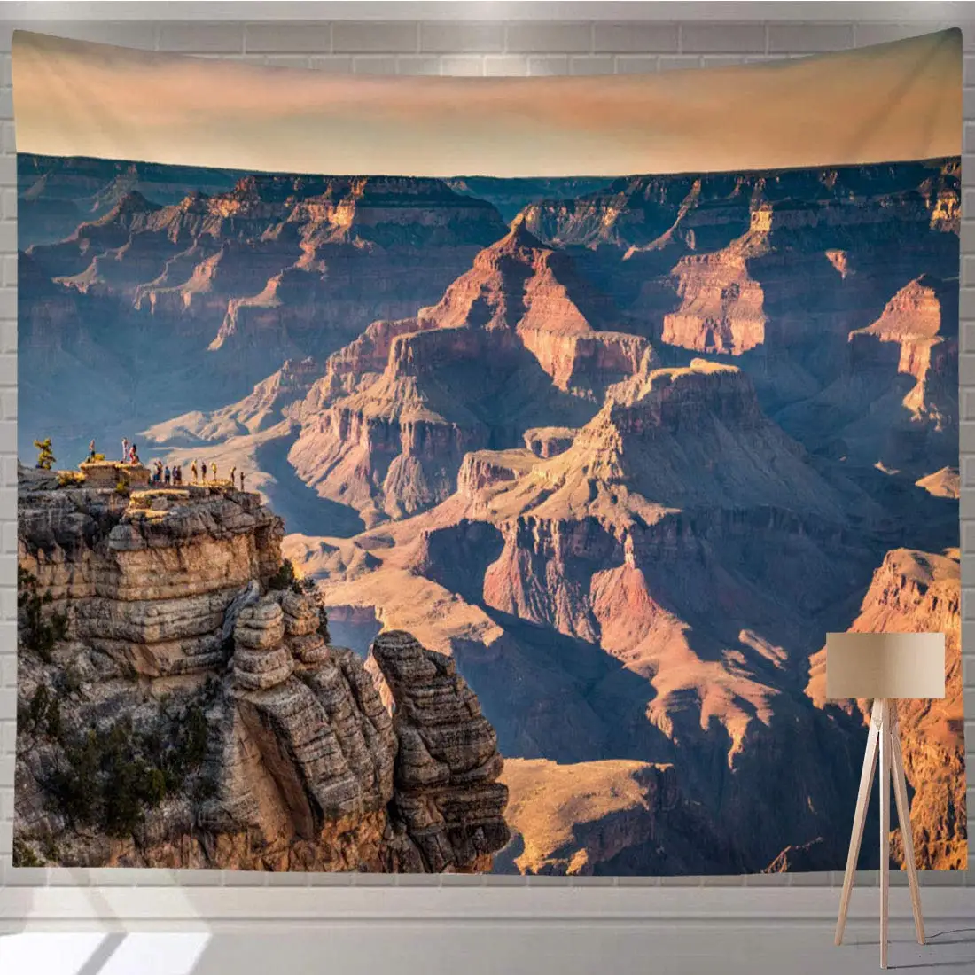 Canyon Landscape Tapestry Grand Canyon National Park Natural Landforms Tapestry Wall Hanging Decor for Bedroom Living Room Dorm