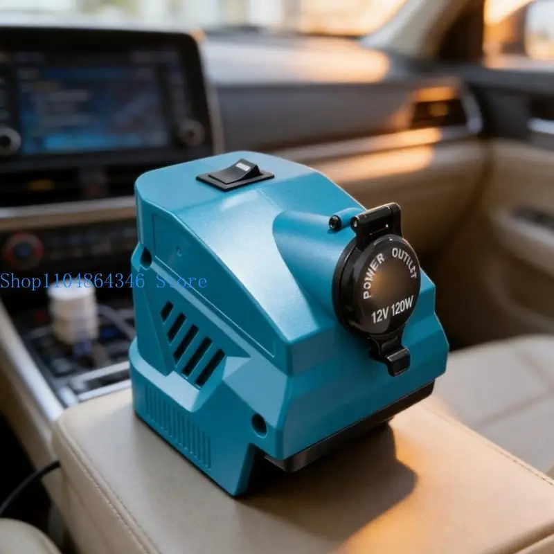 652F Portable Battery Power Adapter for BL1850 With 12V Output and LED Task Light