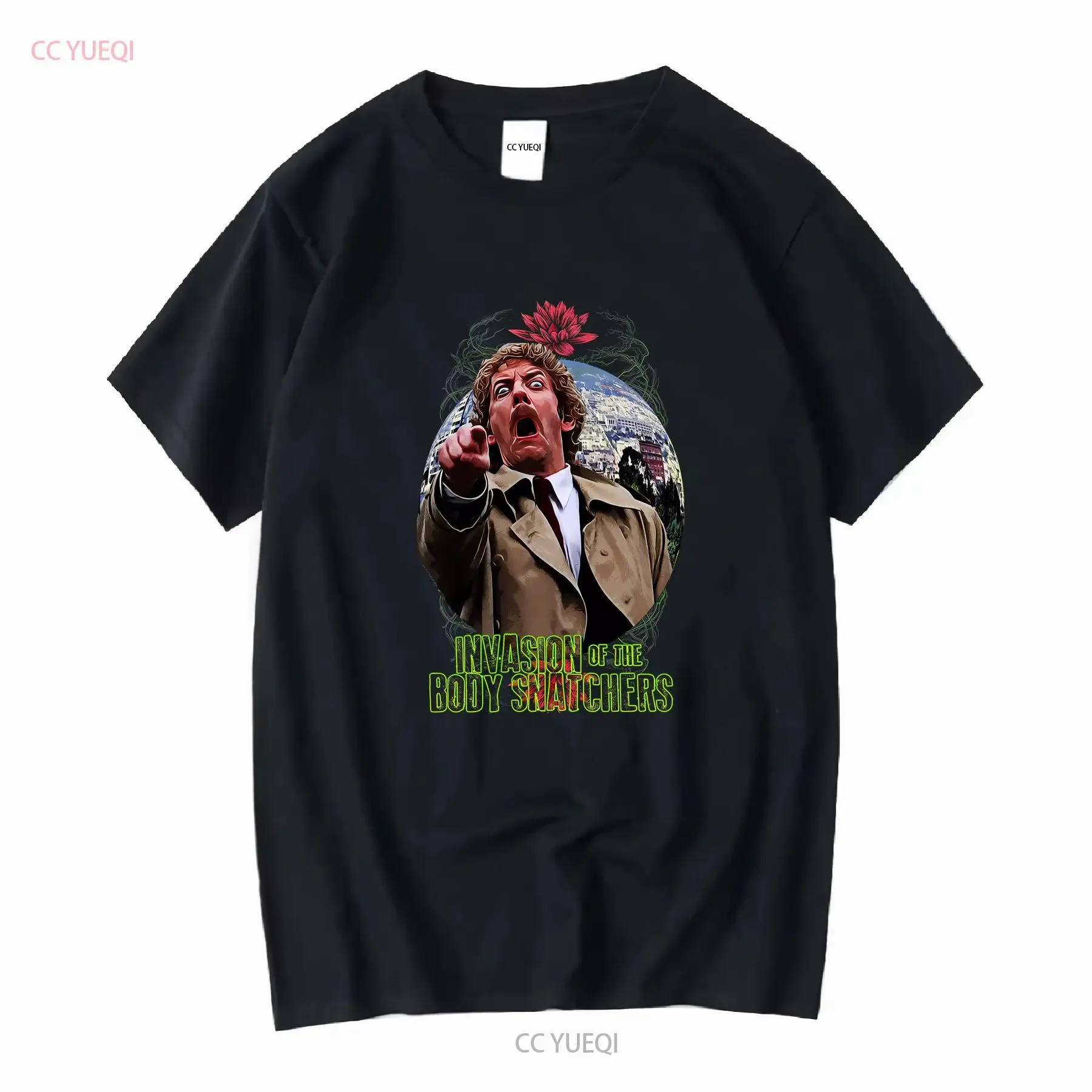 Donald Sutherland Body Snatchers T Shirt Black S 5XL NE2917 vintage Washed Unisex Breathable Top For Everyday Wear Comfortable