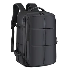 Mochila De Negocios Extensible de gran capacidad para hombre, morral multifunción de viaje con carga USB, impermeable, expandible, para ordenador