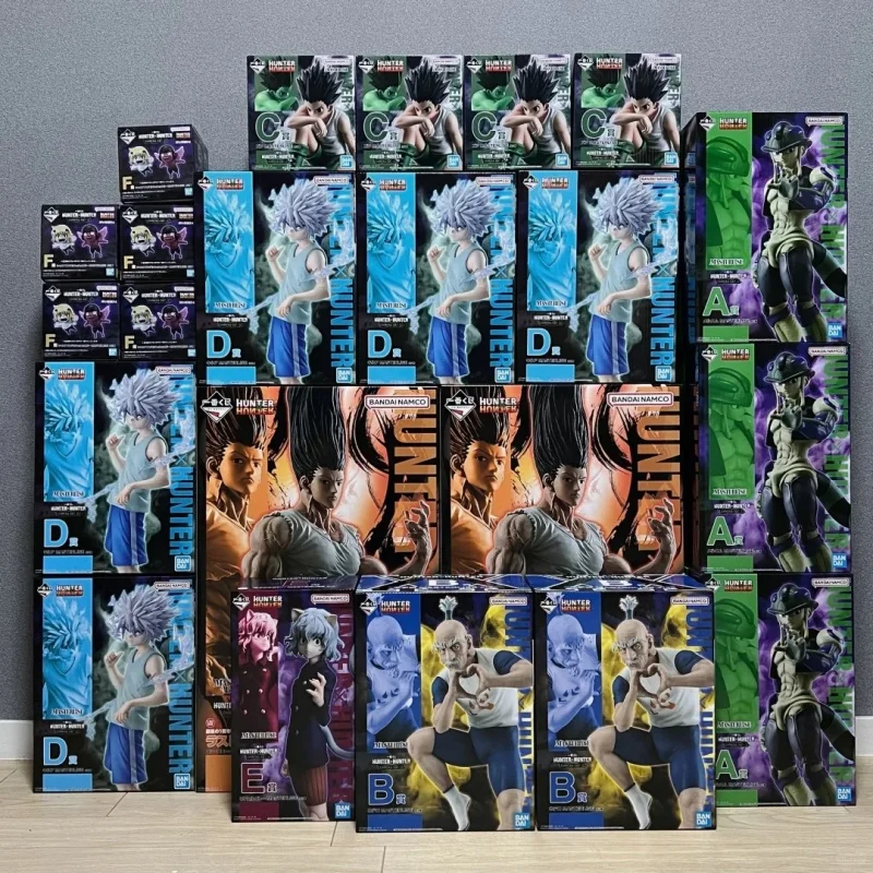 

Original Bandai Spirits Ichiban Kuji Hunter × Hunter Meruem Isaac Netero Gon Freecss Killua Zoldyck Neferpitou Model Toys Stock