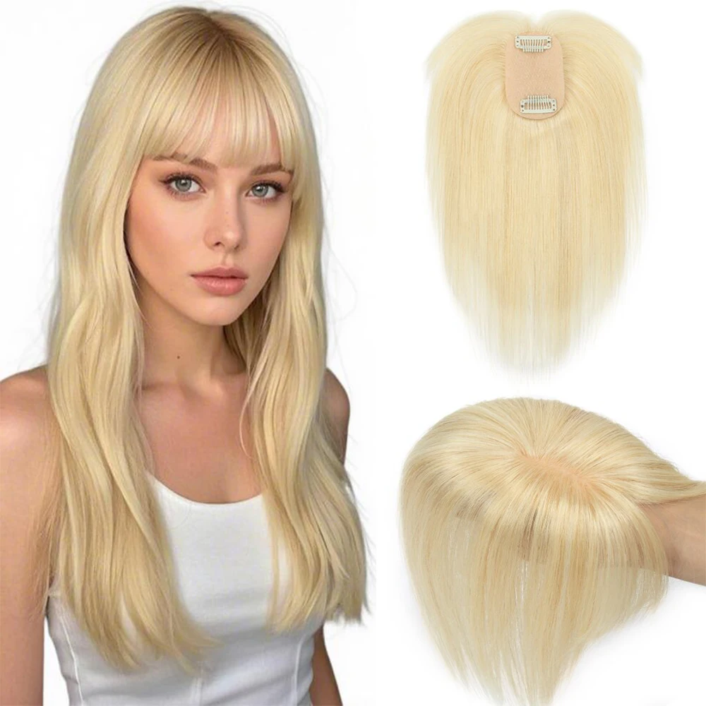 

Реалистичный накладной парик для волос на макушку с широким охватом, невидимый, для редеющих волос, из натуральных волос, в различных размерах и цветах