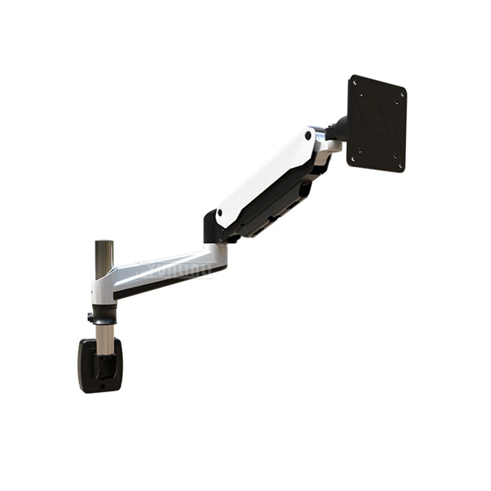 Monitor Mount for Desk & Office Partition Computer Screen, Up‑Down Lifting Bracket Height‑Adjustable