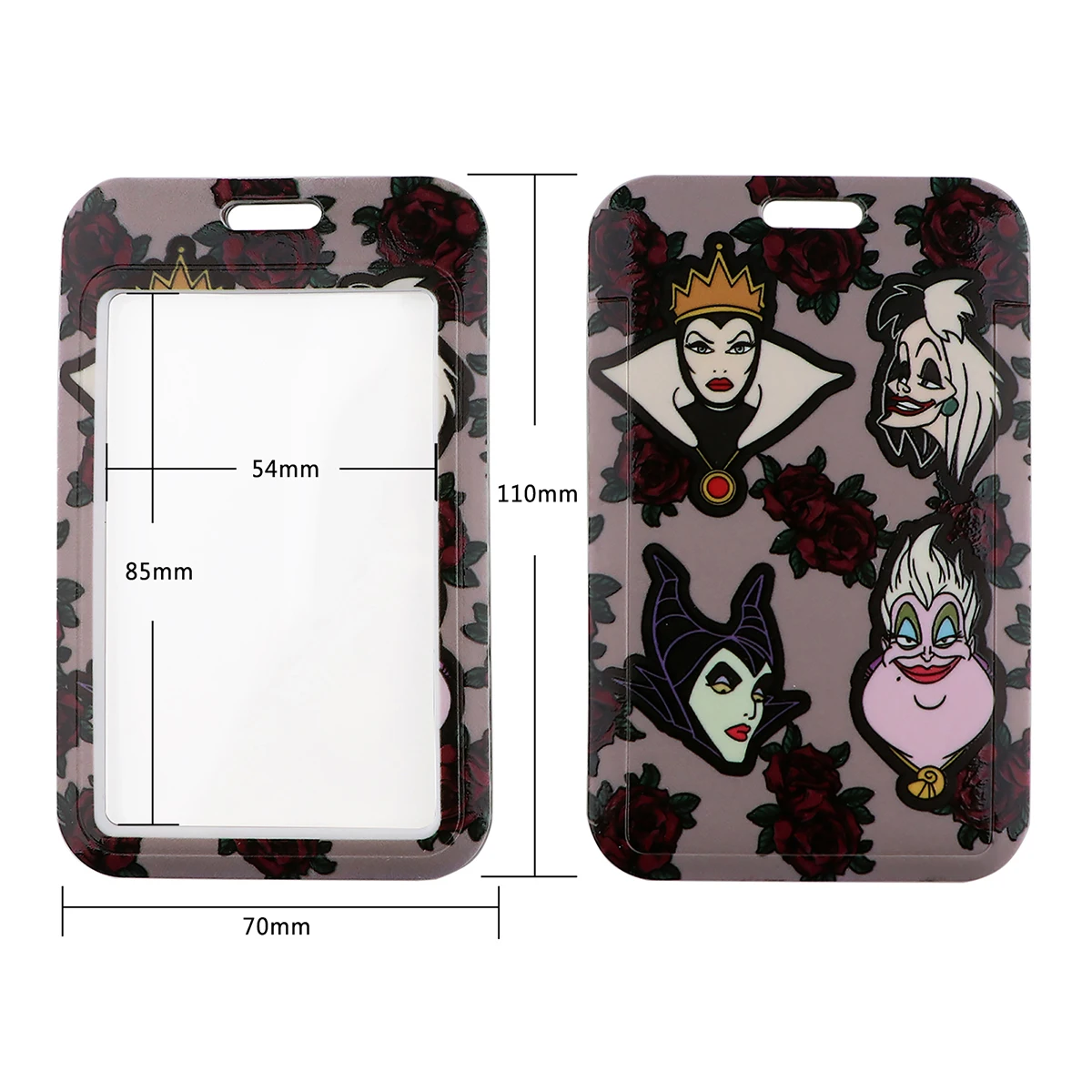 KKZ674 Villains Cartoon Lanyards Badge Holder Bus Case Cover Slip Bank Credit Card Holder Strap Cardholder Phone Rope