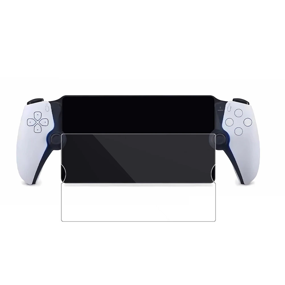 Tempered Film 9H Hardness Screen Protection Film Anti-Fingerprint Bubble Round Edge Screen Protector Film for PlayStation Portal