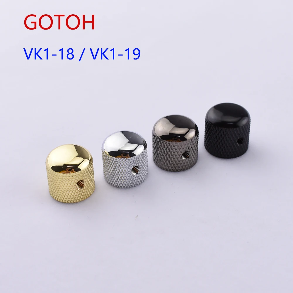 Original GOTOH Dome Brass Metal Knob For Guitar Bass VK1-18 / VK1-19 - Made in Japan