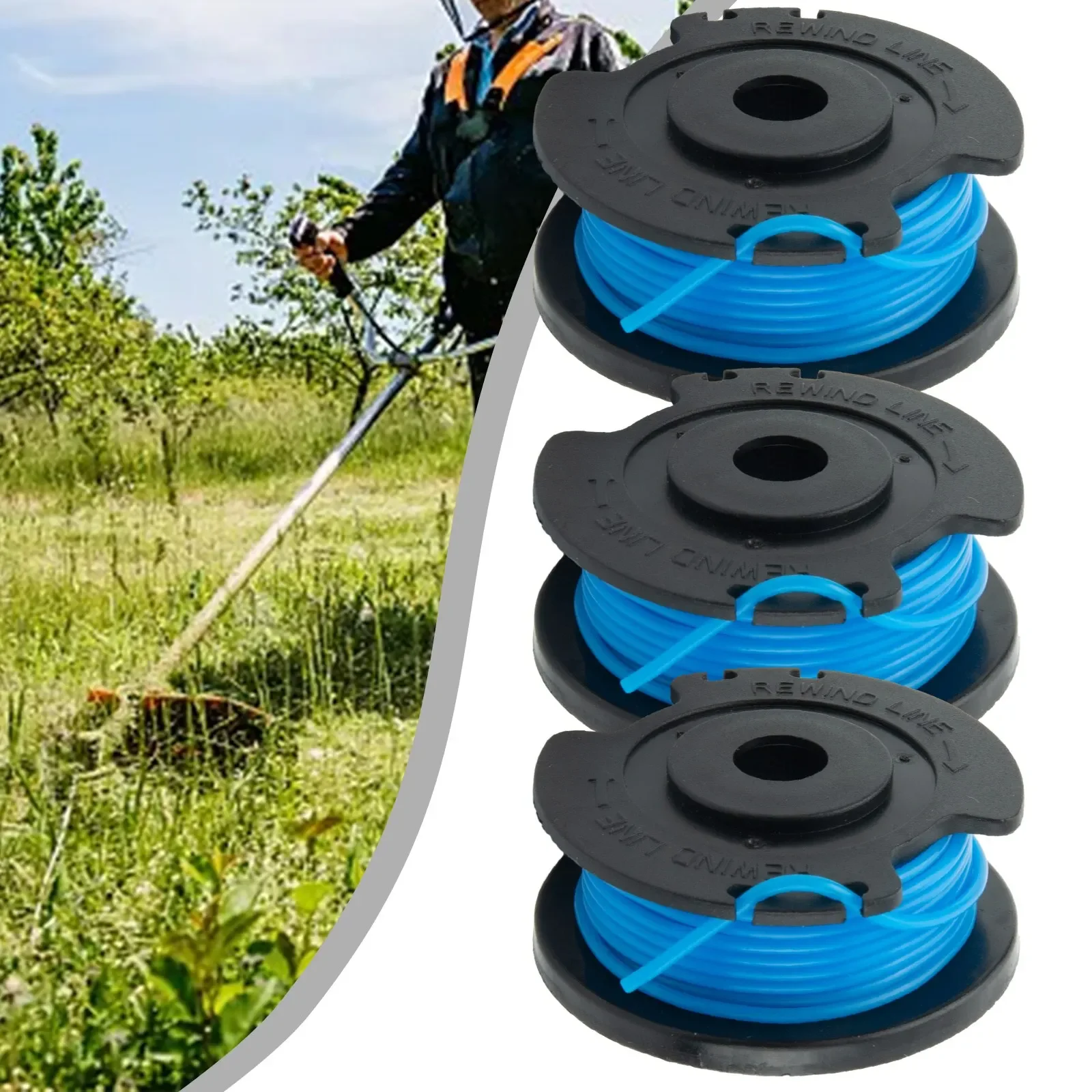 

Reaches Parts Line Spools Effortlessly Replace Spool & Line 18-30(14443120) 3pcs For Karcher LTR Readjusted None