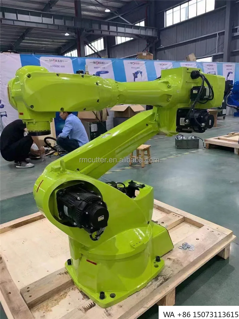 6축 PLC 제어 자동 산업용 용접 로봇 암 - 레일 및 포지셔너 포함