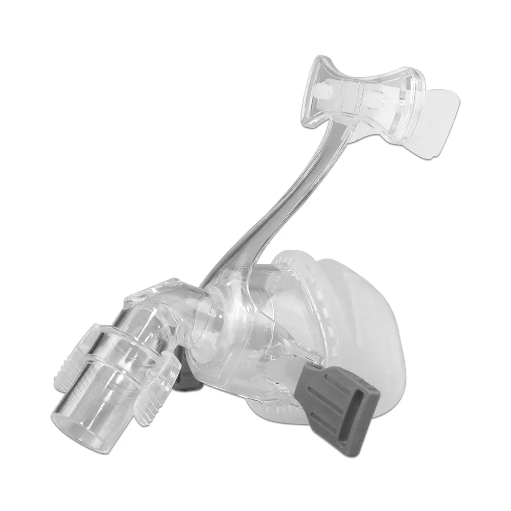 Anti-Schnarch-CPAP-Nasenmaske, Vollgesichtsmaske, Größe M/L, weiche Silikonmaske für Apnoe-Geräte, CPAP-BPAP-Maschine, Schlafapnoe-Nasenmaske – Detail 8
