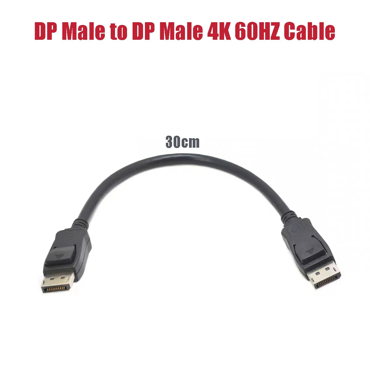 Short 30cm 4K 60HZ High-Definition DP Male to DP Male DisplayPort Cable HD Audio Video Display Port Adapter for Lenovo Laptop