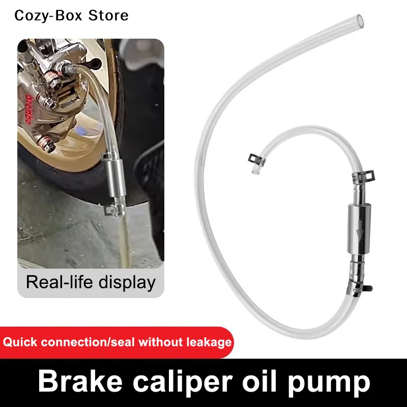 [ZY]Car Motorcycle Brake Bleeding Oil Change Pump Tool Hydraulic Brake Bleeder Tools Quick Connection/seal Without Leakage[ZY]
