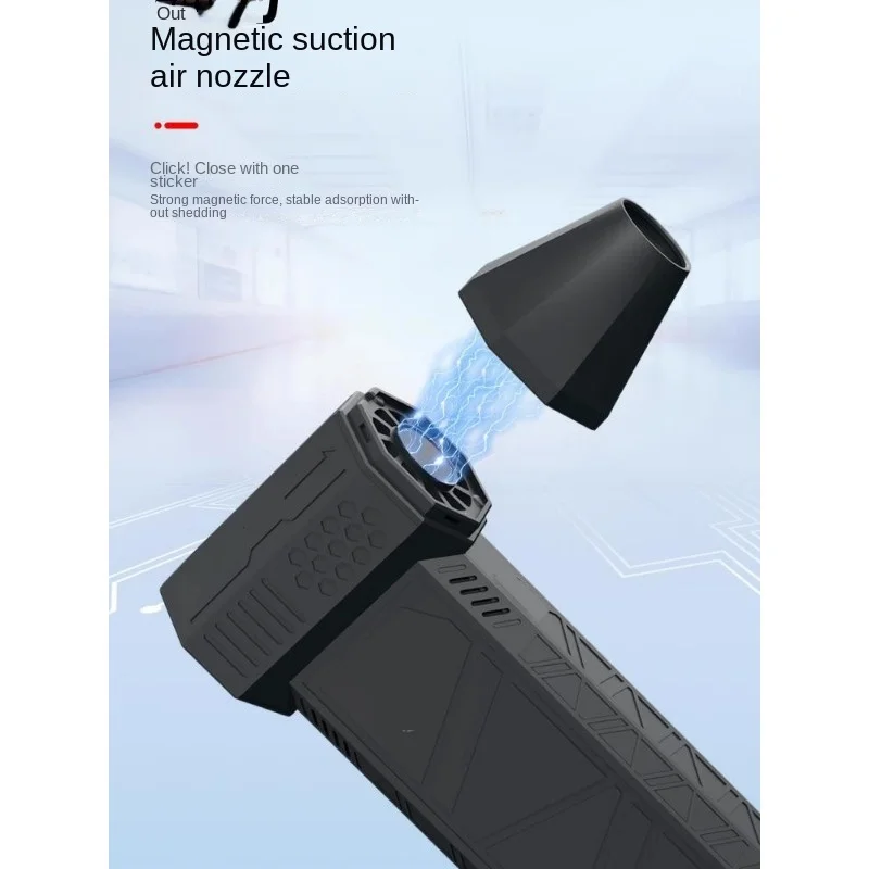 3-го поколения X3 Violent Blower Mini Turbo Jet Fan Ручной бесщеточный двигатель 130 000 об/мин Скорость ветра 52 м/с Промышленный канальный вентилятор