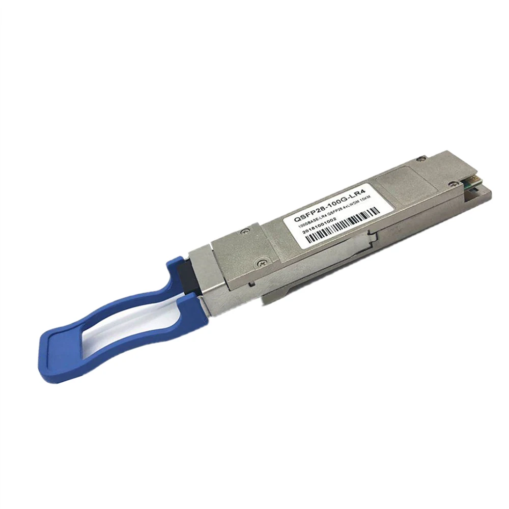 

QSFP 100G LR4 100GBASE-LR QSFP28 1310nm 10km 20km 40km DOM Duplex LC/UPC SMF Optical Transceiver Module