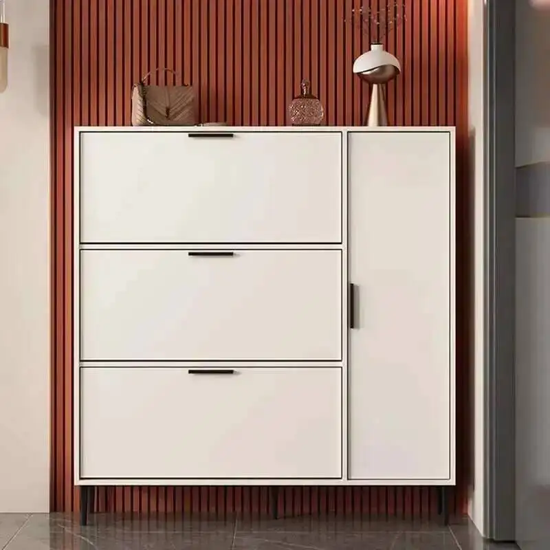 

Nordic Rack Luxury Space Modern Saving Shoe Living Room Shoe Cabinet Storage Wooden Armario Para Sapatos Home Furniture